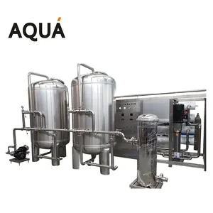 Máquina aqua embalagem de água potável planta do tratamento da água