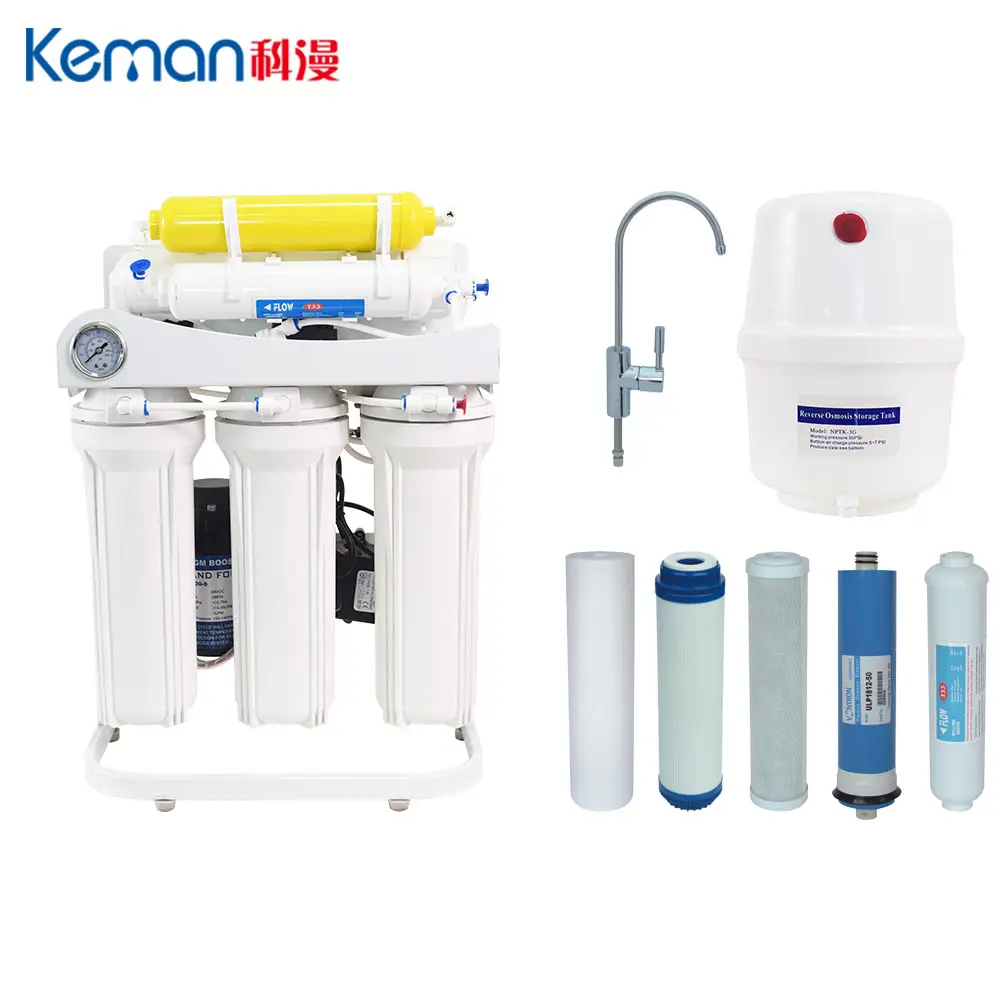 RO domestic drinking water filter purifier system with mineral ball filter