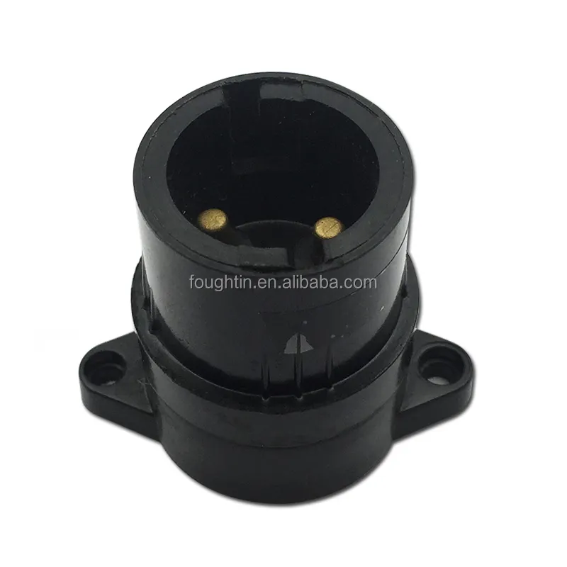 काले रंग b22 पिन प्रकार दीपक धारक निविड़ अंधकार lampholder