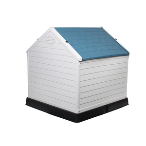 Casa <span class=keywords><strong>de</strong></span> mascotas <span class=keywords><strong>de</strong></span> plástico PP, tamaño pequeño, con puerta y techo - Product Image 2