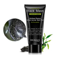 OEM ODM bioaqua doğal kömür siyah kafa yüz bambu siyah yüz için maske derin temizlik