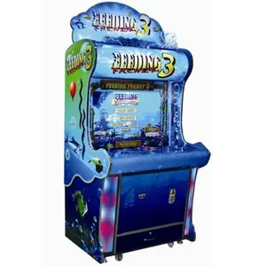 शीर्ष बिक्री इनडोर खेल मनोरंजन सिक्का संचालित आर्केड फीडिंग फ्रेंज़ी 3 लॉटरी टिकट गेम मशीन बिक्री के लिए