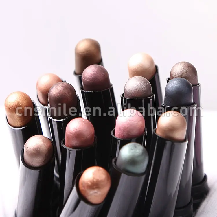 Палка для теней для век с высоким содержанием пигмента, блестящий макияж, частная торговая марка, индивидуальная Одиночная палочка для теней для век, L52, 16