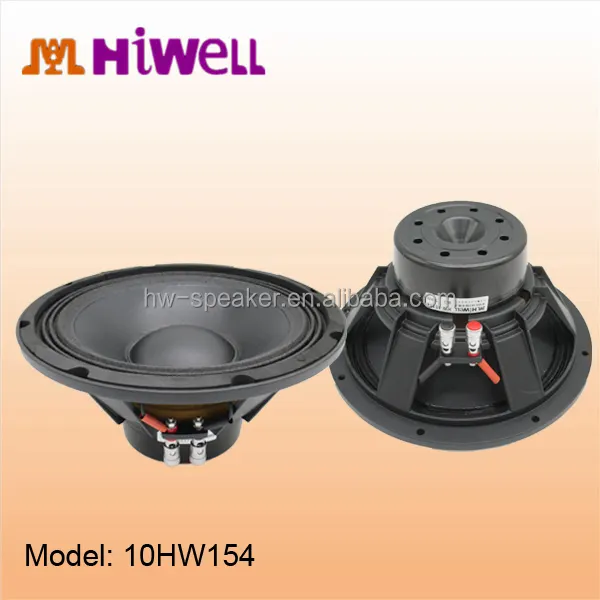 Wholesales hot model! 2.5" voice coil light cone neodymium magnet 10 inch speaker