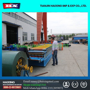 더블 데크 컬러 스틸 골판지 <span class=keywords><strong>Ibr</strong></span> 및 철 지붕 시트 제작 롤 머신 - Product Image 4