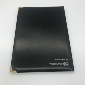Nouveauté : Housses de diplôme personnalisées avec logos en feuille métallique et gaufrés, avec coins métalliques - Product Image 5