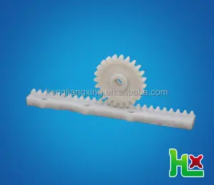 High wear resistance plastic injection molding acetal gear rack plastic rack and pinion gears