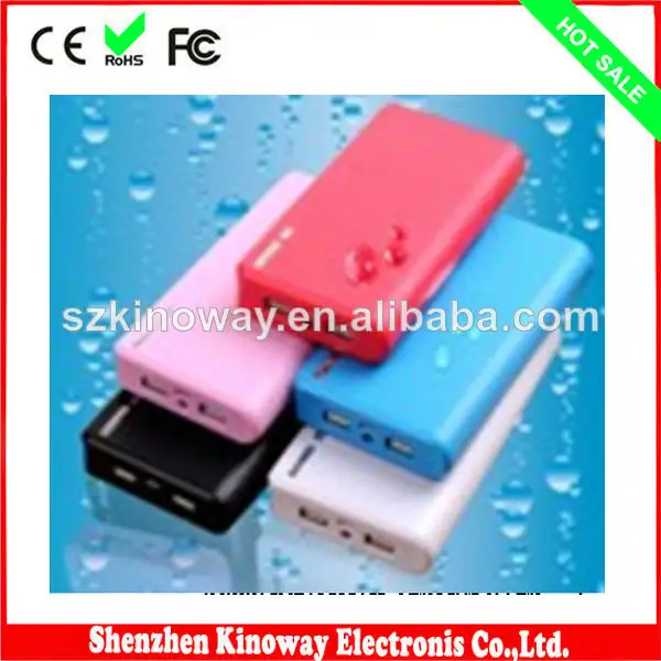 real capacidad de mah 10800 estilo universal usb de la batería power bank lista de precios de china