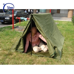 Tenda Individuale <span class=keywords><strong>in</strong></span> Tela di Poliestere Verde per Campeggio Sicuro all'Aperto - Product Image 5