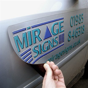 Letreros Magnéticos Removibles <span class=keywords><strong>Personalizados</strong></span>, <span class=keywords><strong>Adhesivos</strong></span> Magnéticos para Automóviles con Impresión UV/Digital para Publicidad - Product Image 2