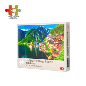 Unique design design 2000 Pieces de plane village puzzle building puzzle - Product Image 1