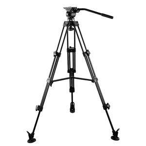 E-IMAGE EI7050AA Trípode de Video de <span class=keywords><strong>Viaje</strong></span> <span class=keywords><strong>Mini</strong></span>, Ligero y Compacto con Cabezal Fluido de 59 Pulgadas, el Mejor Trípode Económico para Cámaras DSLR - Product Image 1