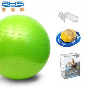 ลูกบอลโยคะออกแบบใหม่ออกกำลังกาย<span class=keywords><strong>65</strong></span>ซม. 75ซม. โลโก้ PVC ขายส่ง