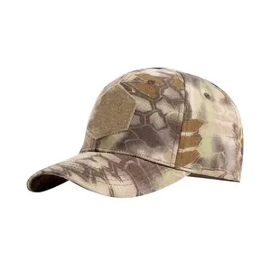 Gorra de béisbol táctica personalizada de woodland, sombrero de camuflaje para exteriores, desierto