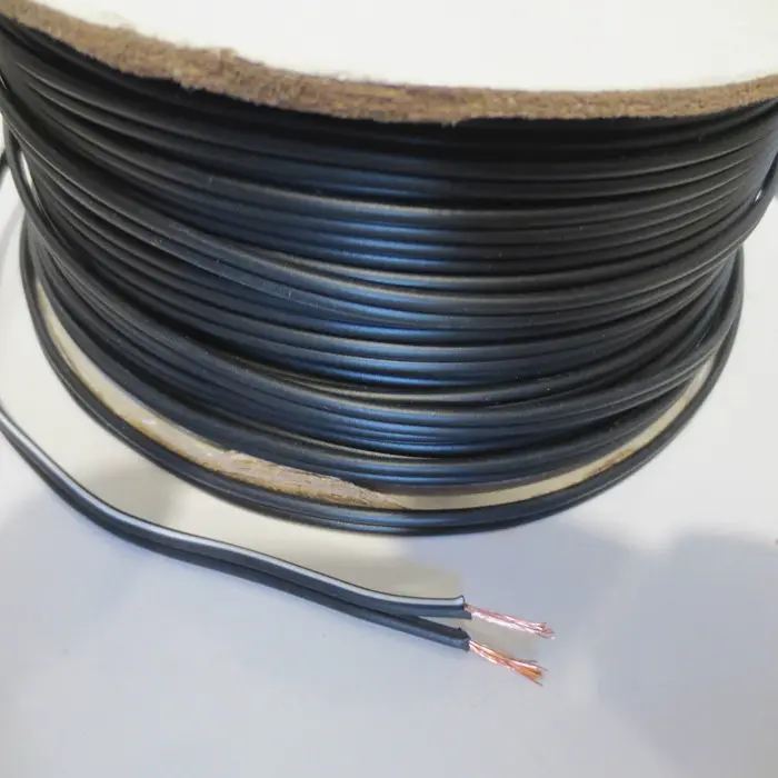 250ft Low Voltage 12/2 Outdoor Lighting Wire Copper Landscape Cable - Black