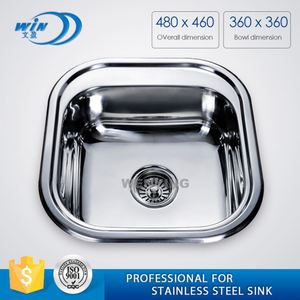 Acciaio inox Singapore Vasca Singola Forma Rettangolare Cucina Lavello <span class=keywords><strong>Con</strong></span> Rifiuti Drainer <span class=keywords><strong>Miscelatore</strong></span> - Product Image 1