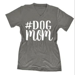 2021 Funny Dog Mom T-Shirt For Women Mother Day Gift