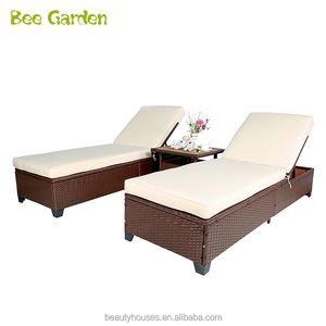 Meubles de jardin en plein air détend rotin chaise longue - Product Image 2