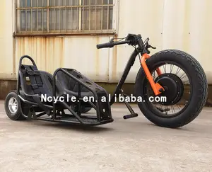 孩子们喜欢 Ncyclebike 新设计 1500 w 电动自行车电动漂移 trike 成人套件与电池