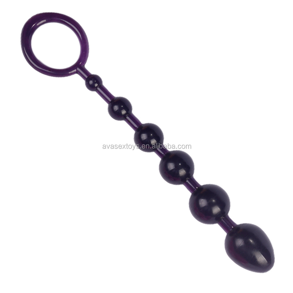 shein anal plug Plug Anal Bolinha Escalonado Silicone 34cm Dilatação Sex Shop main image 1