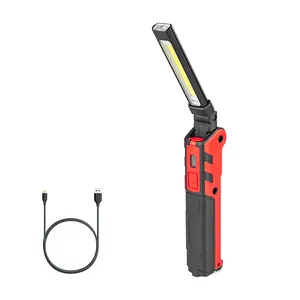 Lampe de travail LED avec Base magnétique rotative à 2019 degrés, lampe torche COB Ultra lumineuse, Rechargeable, nouveau design, 270 w