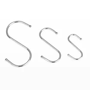 New style lovely small bulk small s hooks and stainless steel s hook for kitchen and metal s hook