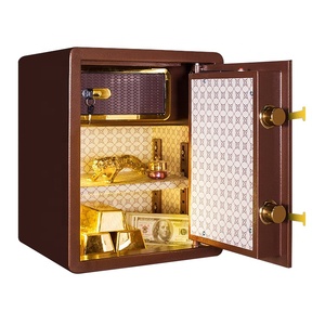 Steel office home electronic safe deposit box hotel commercial fire anti-theft jewelry money safe box