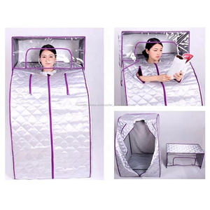 Portátil interior Personal <span class=keywords><strong>Spa</strong></span> Sauna <span class=keywords><strong>de</strong></span> vapor con ionizador <span class=keywords><strong>de</strong></span> aire <span class=keywords><strong>de</strong></span> calefacción <span class=keywords><strong>pie</strong></span> Pad y silla - Product Image 4