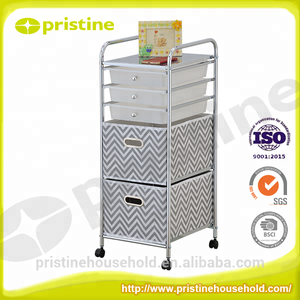 <span class=keywords><strong>2</strong></span> cajones de tela 3 cajones de plástico cajón de almacenamiento carros - Product Image 4