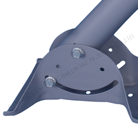 Support de montage pour antenne parabolique Ku Band de 28 pouces avec équerres, compatible avec les antennes paraboliques de 45 cm/60 cm/75 cm/90 cm/120 cm