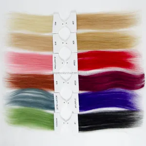 カラー染料テスト用の天然人毛リング