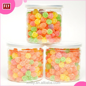 Bonbons gélifiés fruités acidulés / enrobés de <span class=keywords><strong>sucre</strong></span> en forme de goutte dans un bocal - Product Image 3