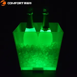 Tùy chỉnh LED nhấp nháy nhựa Sâm banh Xô đá cho thanh Quà tặng khuyến mãi - Product Image 1