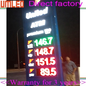 محطة الغاز عرض المجلس أدى سعر الغاز علامة Xx يتحرك - Product Image 6