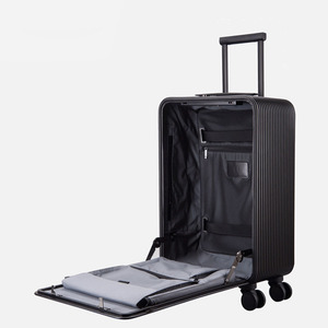 Commercio all'ingrosso lato Duro Viaggiare Check-In Dei Bagagli del Carrello di Alluminio <span class=keywords><strong>Valigia</strong></span> di <span class=keywords><strong>Metallo</strong></span> - Product Image 4