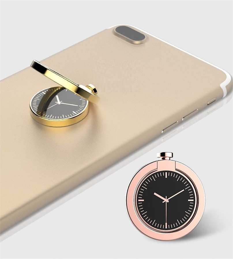 Supporto Universale In Metallo Per Cellulare Con Anello 360&deg; E Impugnatura