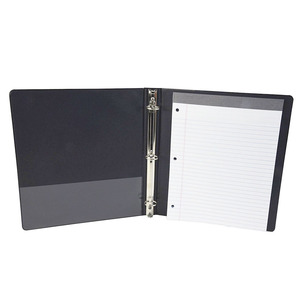 Atacado negócio pasta pvc cobertura <span class=keywords><strong>3</strong></span>-<span class=keywords><strong>ring</strong></span> binder documentos pasta plástico <span class=keywords><strong>3</strong></span> anéis pvc binder - Product Image 6