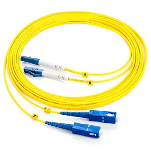 LC-SC singlemode duplex Fiber Optic patch cable/Fiber Optic Patch Cord Jumper Cable LC To SC /Duplex 9/125