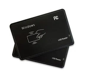 Leitor inteligente de cartões e gravador, interface usb 13.56 mhz rfid