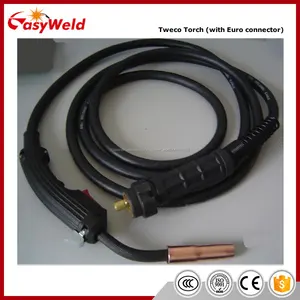 Tweco 2/3/4/5 # MIG soldadura antorcha con conector euro