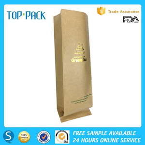 Vàng Tem Bên <span class=keywords><strong>Gusset</strong></span> Nâu Giấy Kraft Gravure In Độ Ẩm Bằng Chứng Có Thể Tái Chế Đứng Dây Kéo Hàng Đầu Tùy Chỉnh Kích Thước Màu Xanh Lá Cây Trà - Product Image 6