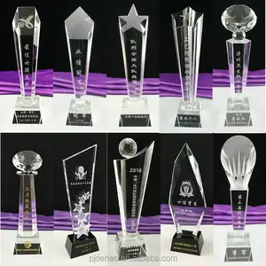 New Arrival Personalized Awards Cheap Crystal Trophies Wedding Return Gift