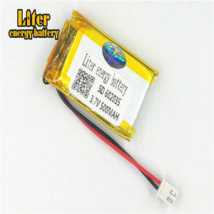 Plugue <span class=keywords><strong>2</strong></span>.5-<span class=keywords><strong>2</strong></span> P 3.7 602035 mah 500 V Recarregável lipo bateria solar bateria de lítio polímero de iões de lítio com PCM - Product Image 1
