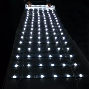 Fibre de lumière led, boîte de éclairage simple face de 3 ~ 5cm de haute qualité, rétro-éclairage de treillis