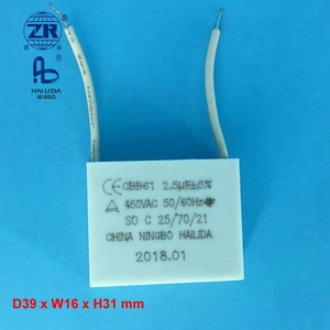 Tụ Điện <span class=keywords><strong>2.2Uf</strong></span> 400V <span class=keywords><strong>Cbb61</strong></span> Quạt Điện 2.2mf Siêu Tụ Điện - Product Image 4