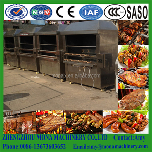 Máquina <span class=keywords><strong>de</strong></span> Gas Natural sin humo para Churrascos brasileños, máquina <span class=keywords><strong>de</strong></span> brochetas, Parrilla <span class=keywords><strong>de</strong></span> carne <span class=keywords><strong>de</strong></span> <span class=keywords><strong>cerdo</strong></span>, precio - Product Image 3