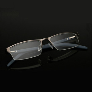 金属ハーフフレーム老眼鏡男性女性ビジネス遠視眼鏡処方付き<span class=keywords><strong>1.5</strong></span> 2.5 3.03.5ファッションメガネ - Product Image 2