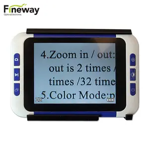 HFR-805 2X-32X Desktop Video Reading Magnifier Handheld Magnifying Glass für LCD Monitor 3.5 Inch