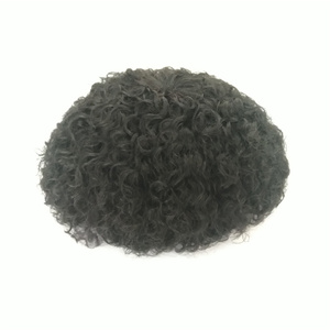 10mm कर्ल भारत मानव बाल टौपी के लिए आदमी weaves बाल प्रतिस्थापन सिस्टम protese बाल यूनाईटेड टौपी पुरुषों - Product Image 4