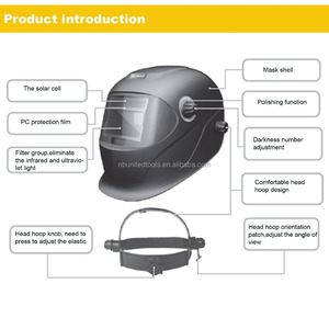 Casco de soldadura Solar Arc Tig <span class=keywords><strong>Mig</strong></span>, oscurecimiento automático, profesional - Product Image 4